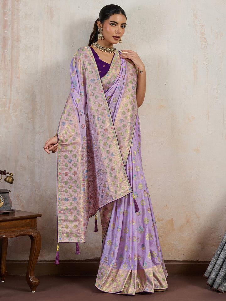 Plain Chiffon Saree
