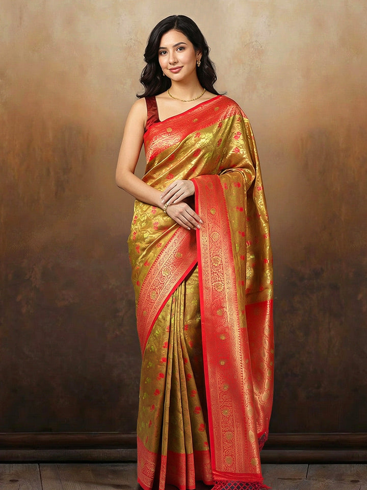 Woven Design Art Silk Saree