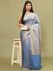 Zari Jaal Woven Handloom Saree