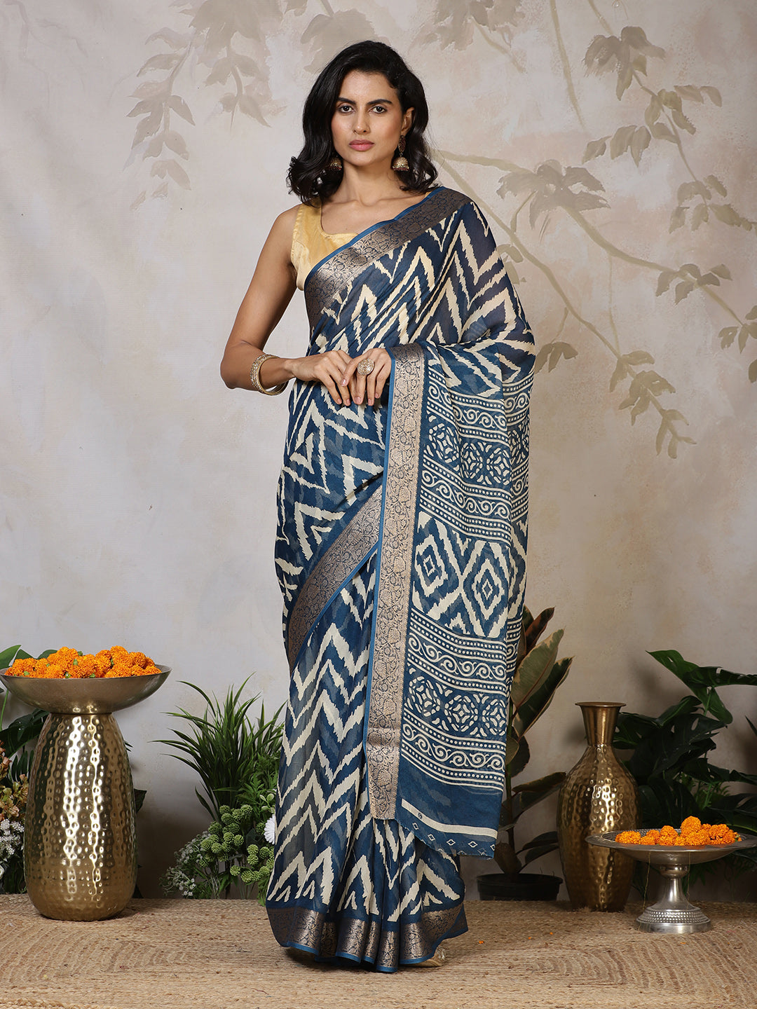 Digital Printed Georgette Saree