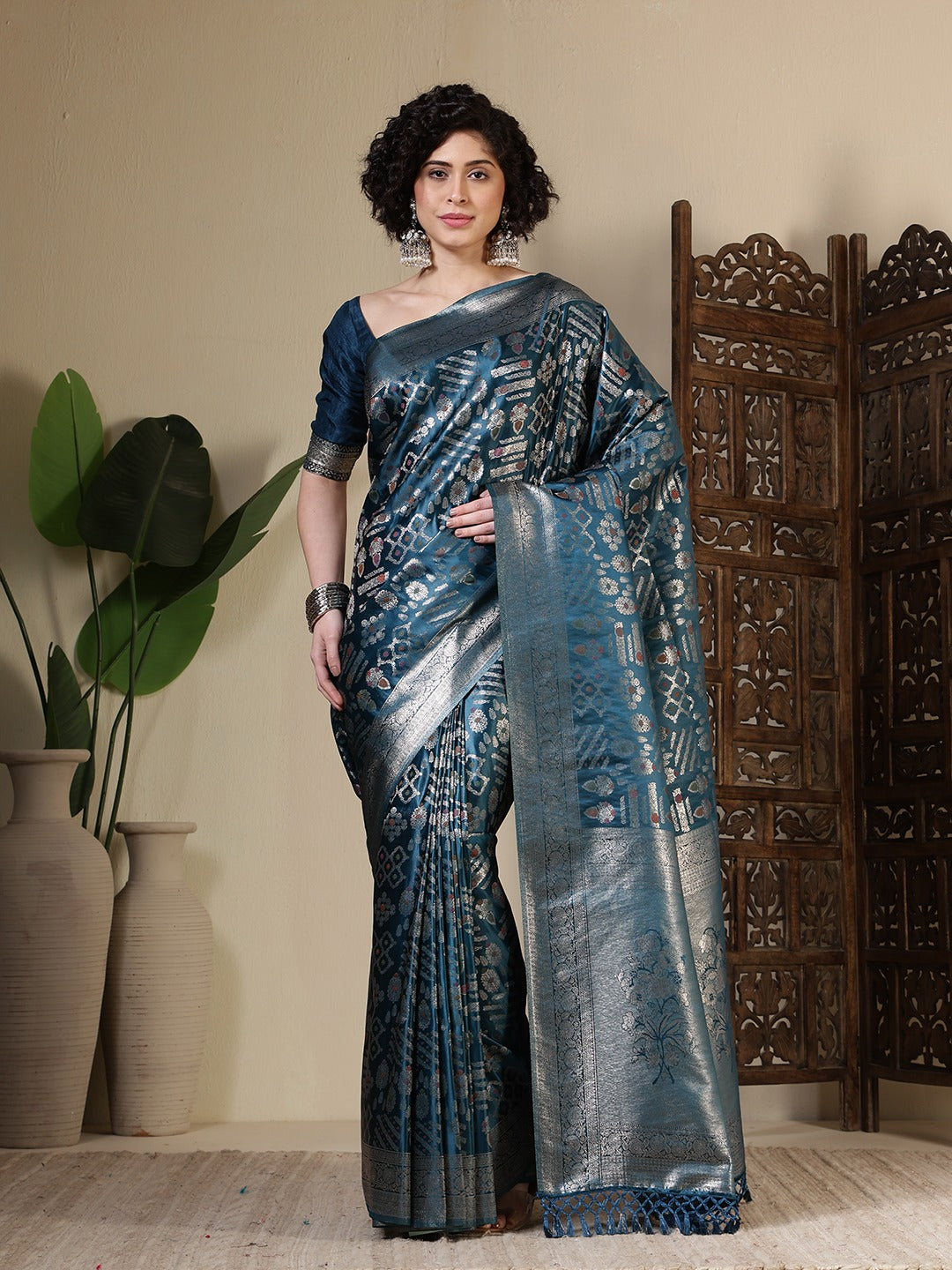 Woven Design Art Silk Saree