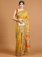 Digital Floral Print Crepe Saree