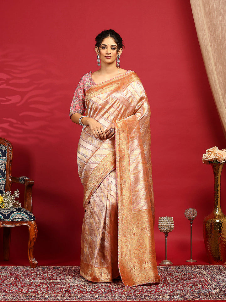 Embroidered Banarasi Saree