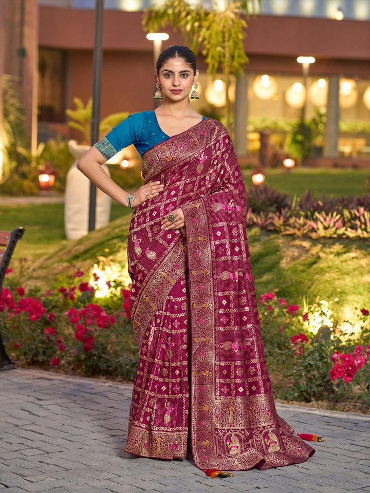 Woven Design Dola Silk Saree