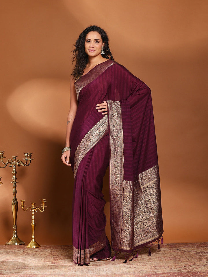 Woven Design Tussar Silk Saree