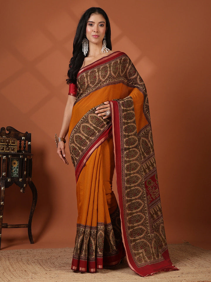 Digital Printed Art Silk Saree