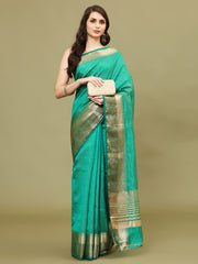 Zari Border Woven Handloom Saree