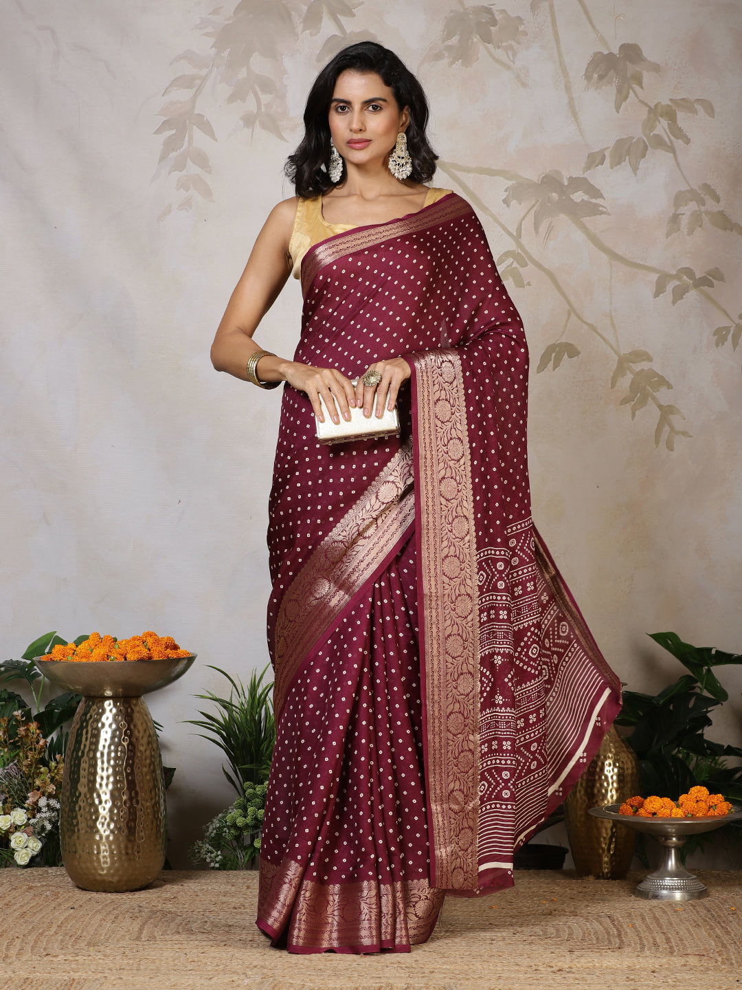 Digital Printed Georgette Saree