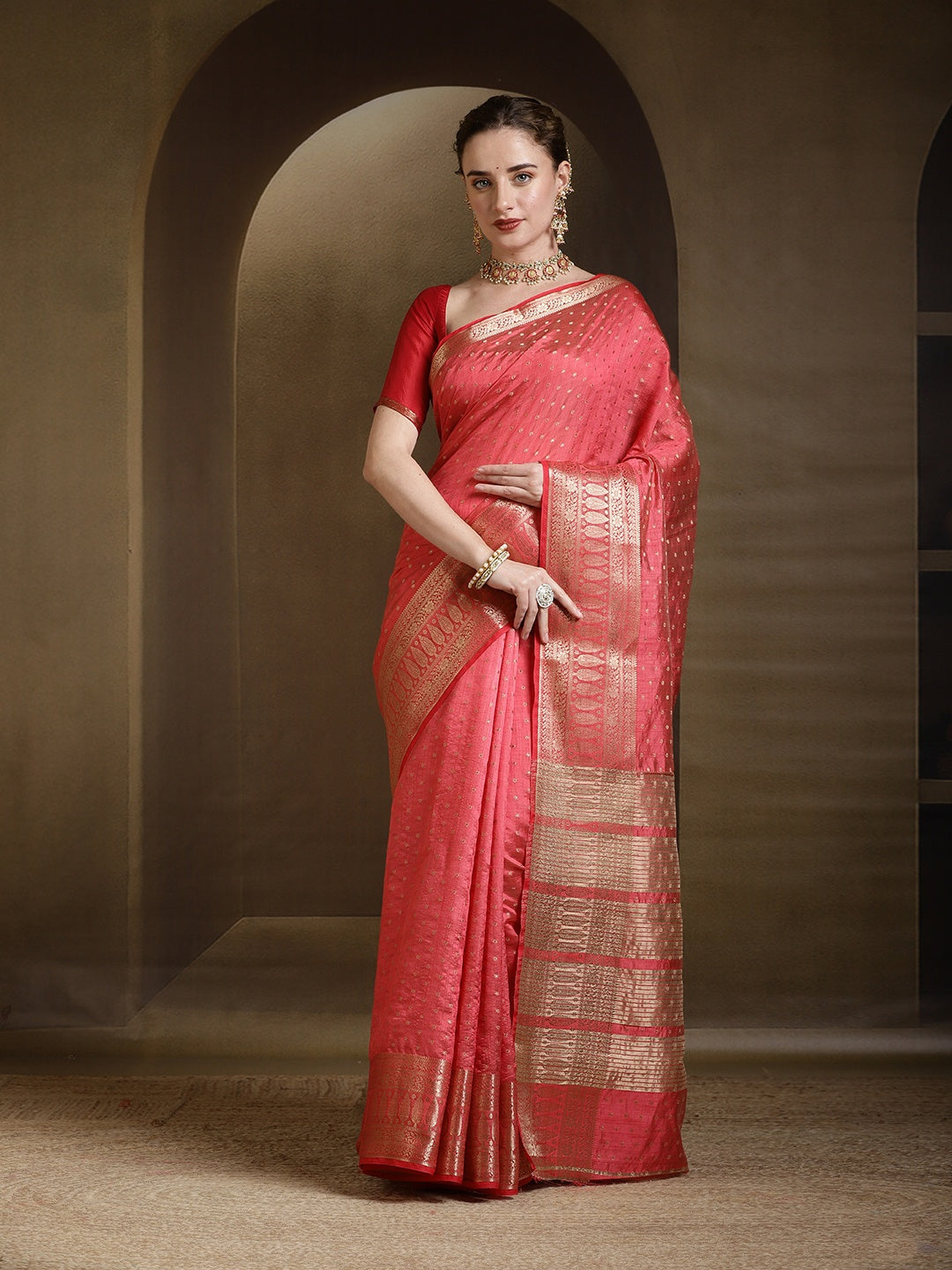 Woven Design Art Silk Saree