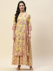 Printed Cotton Double Layer Kurta