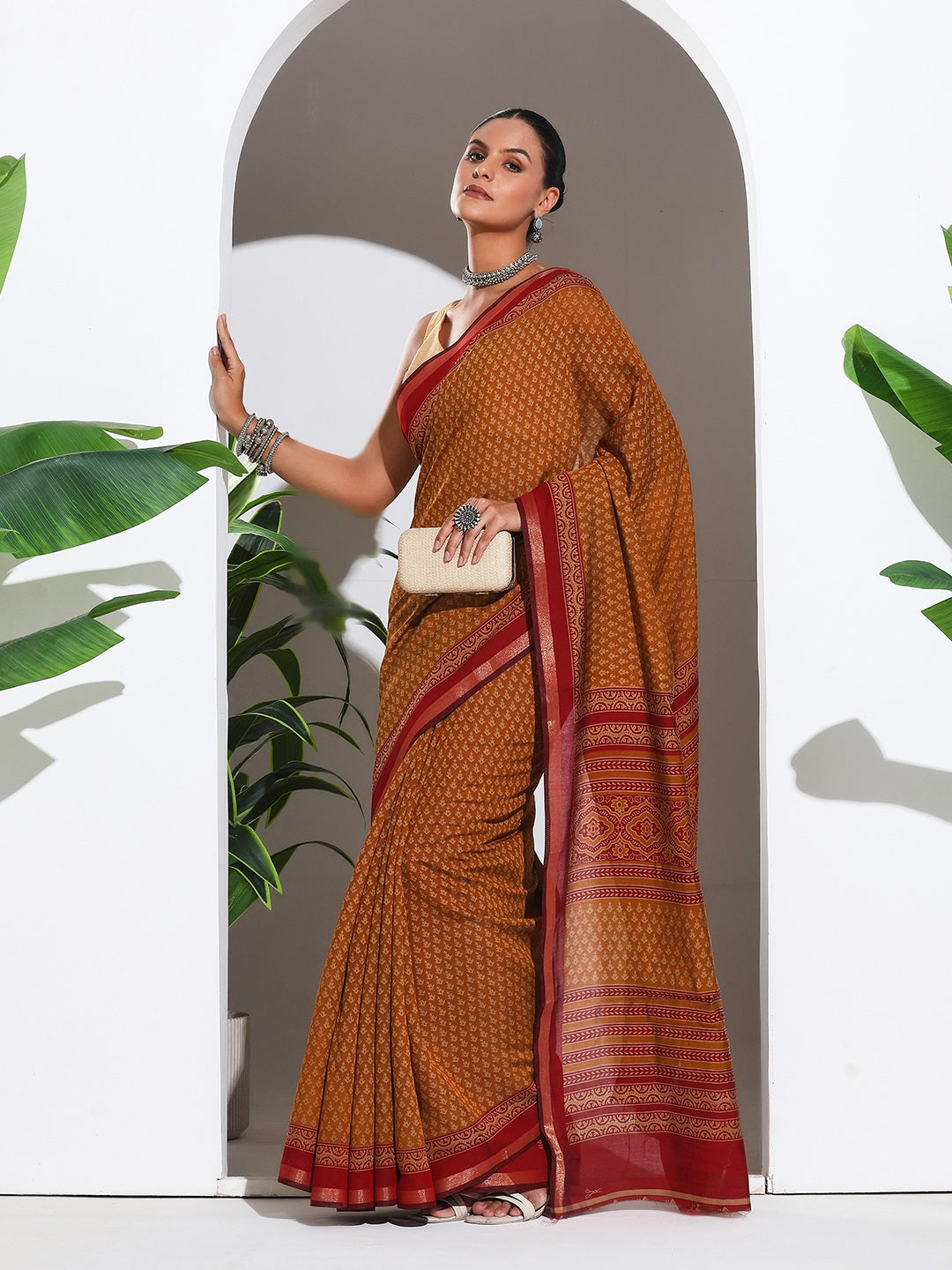 Digital Printed Art Silk Saree