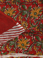 Printed Cotton Blend Unstitched Suit With Dupatta