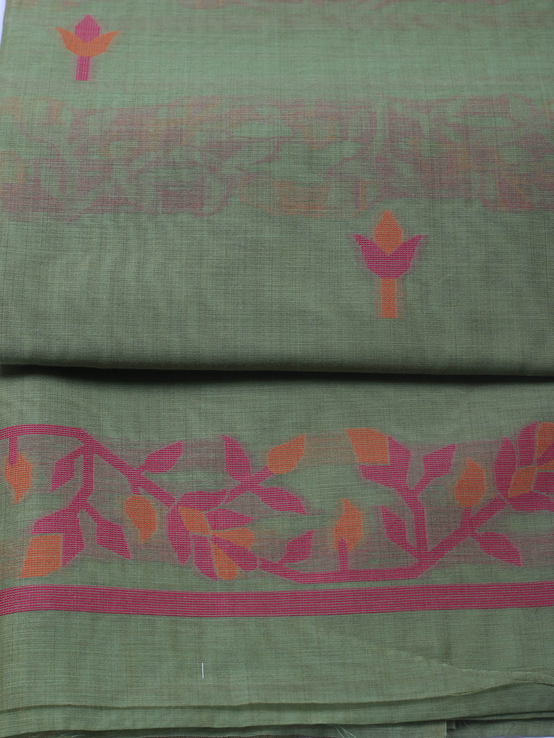Jamdani Chanderi Unstitched Suit Piece With Dupatta