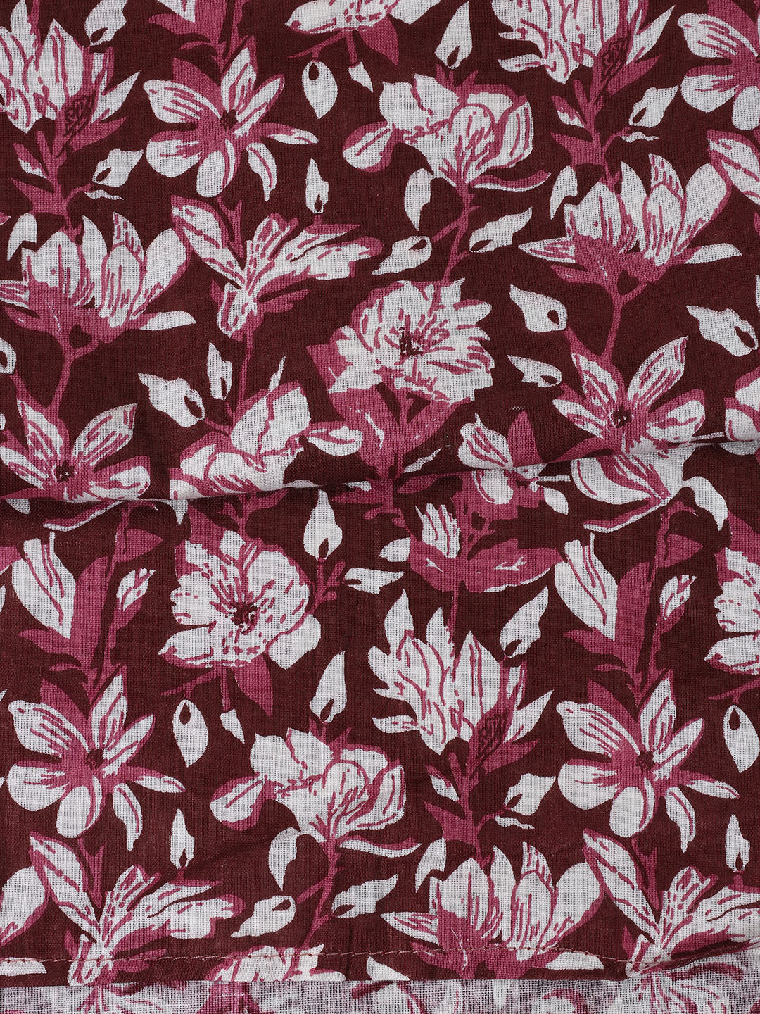 Printed Cotton Blend Unstitched Suit With Dupatta