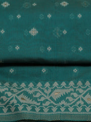 Jamdani Chanderi Unstitched Suit Piece With Dupatta