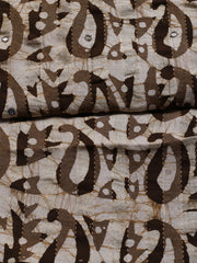 Printed Cotton Blend Unstitched Suit With Dupatta