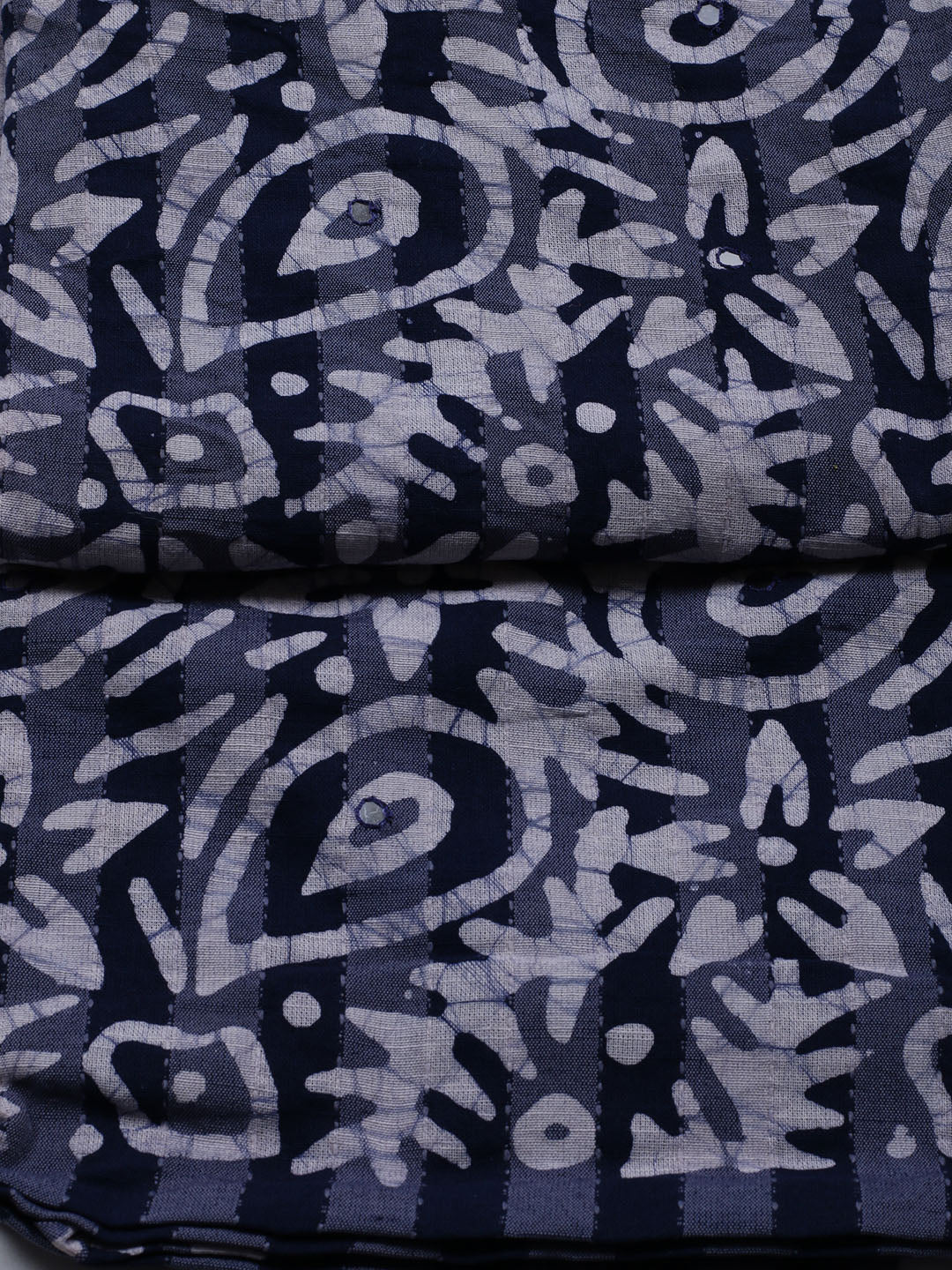 Printed Cotton Blend Unstitched Suit With Dupatta