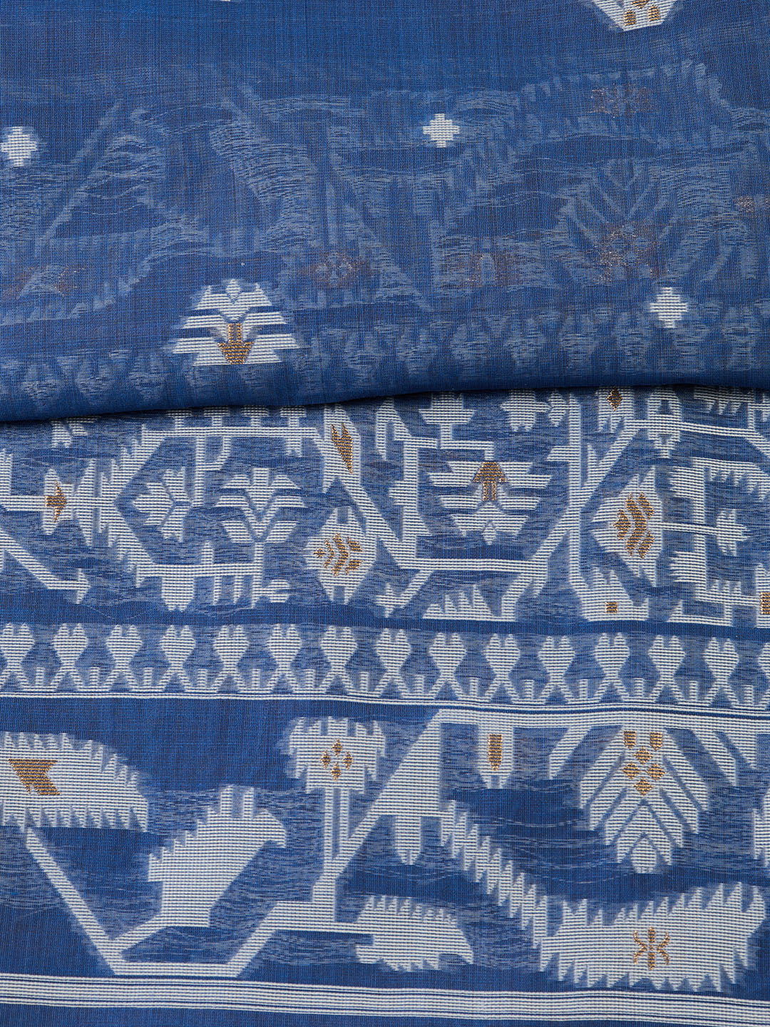 Jamdani Chanderi Unstitched Suit Piece With Dupatta