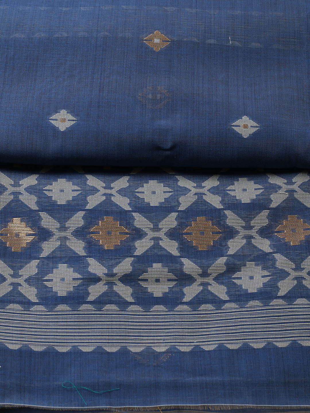 Jamdani Chanderi Unstitched Suit Piece With Dupatta