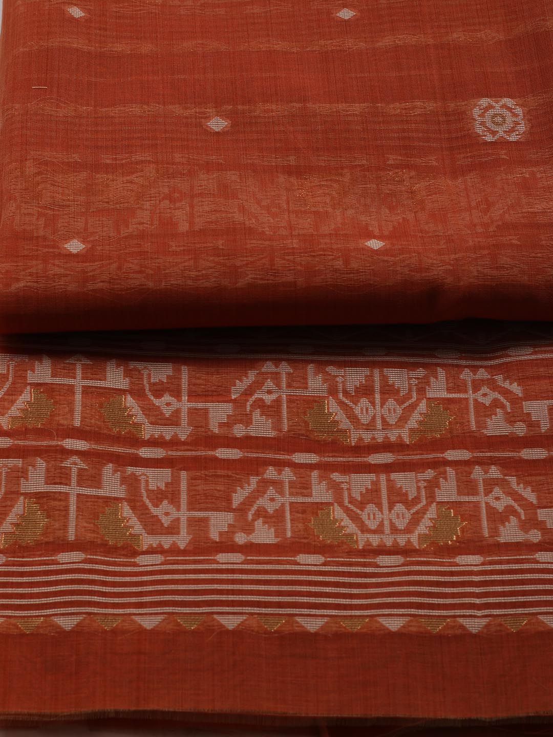 Jamdani Chanderi Unstitched Suit Piece With Dupatta