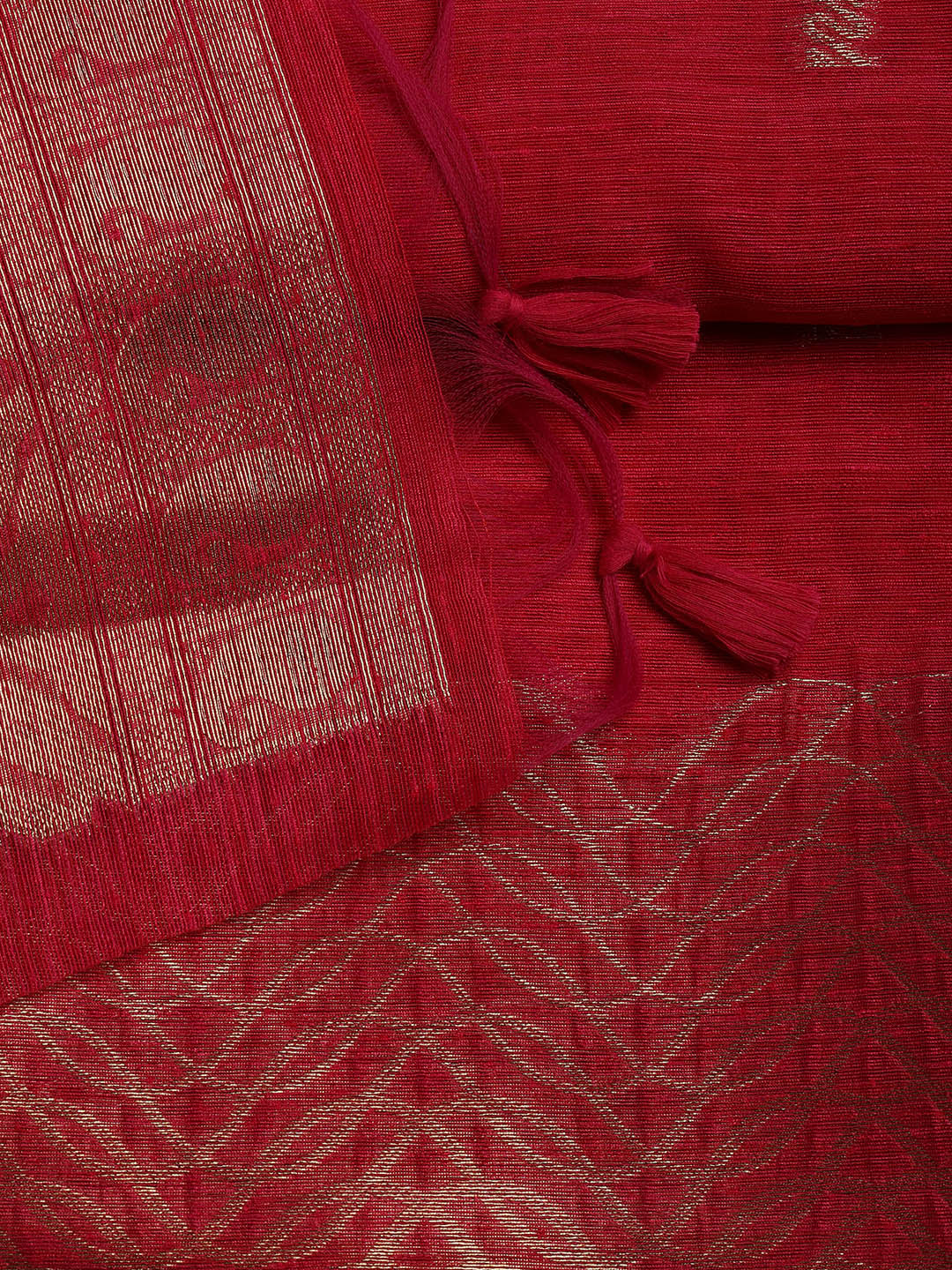 Woven Chanderi Unstitched Suit Piece With Dupatta