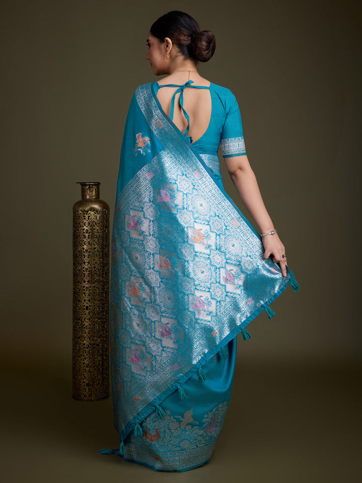 Woven Design Art Silk Saree