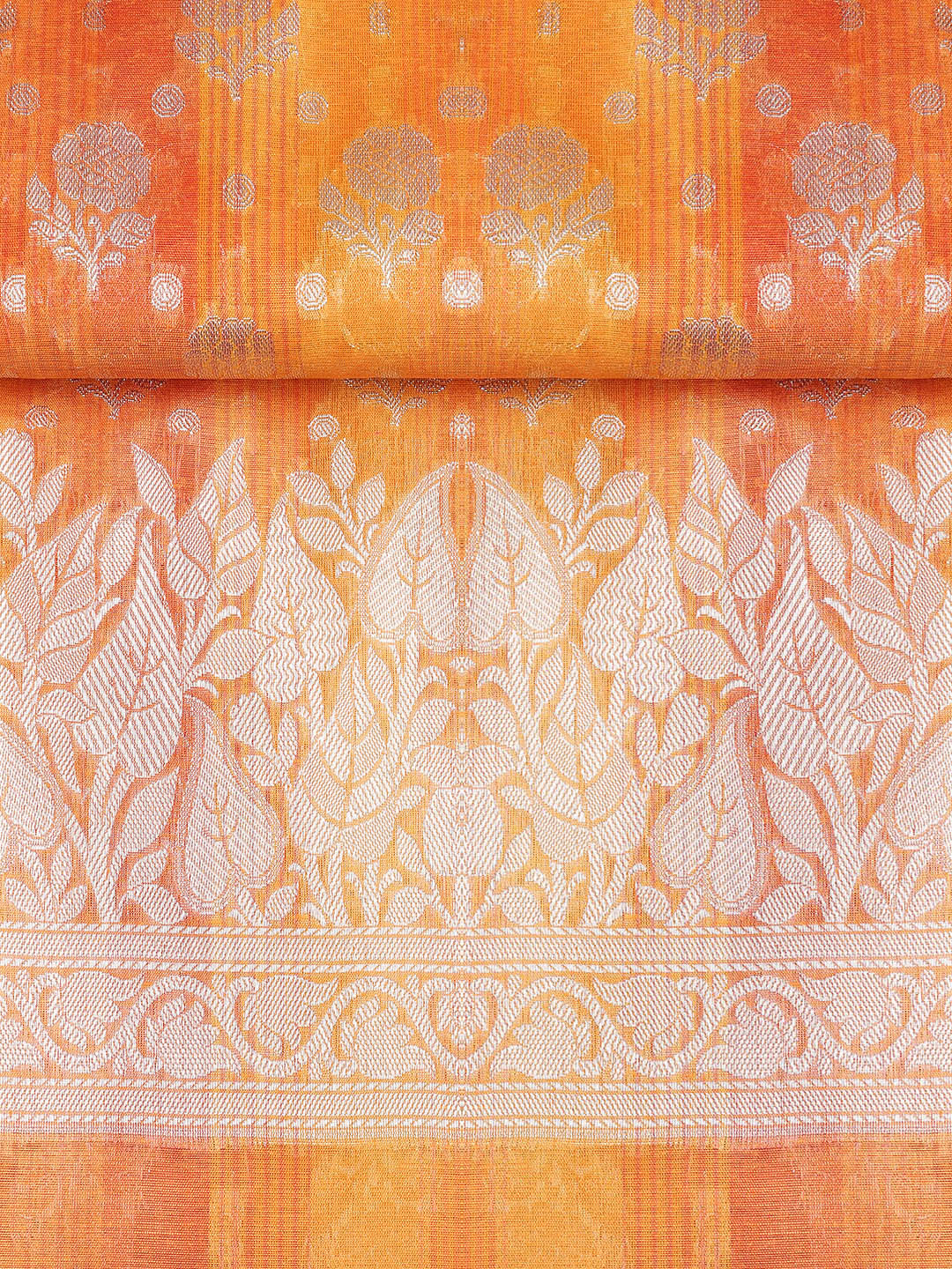 Woven Chanderi Unstitched Suit With Dupatta