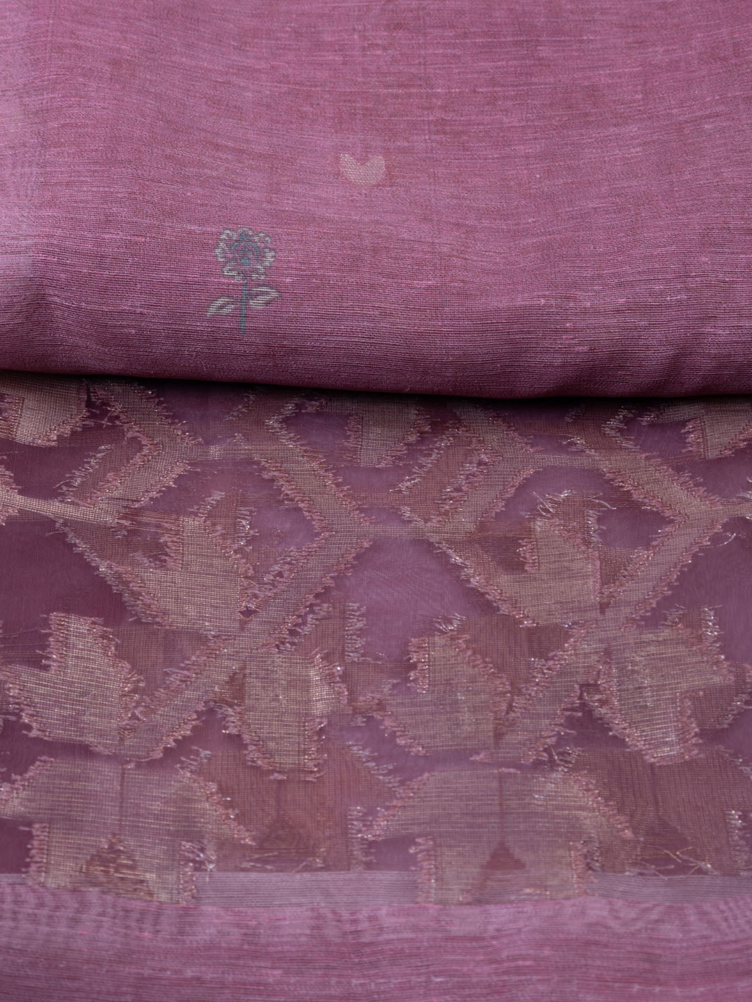 Woven Tissue Unstitched Suit With Dupatta