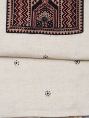 Printed Cotton Blend Unstitched Suit Piece With Dupatta