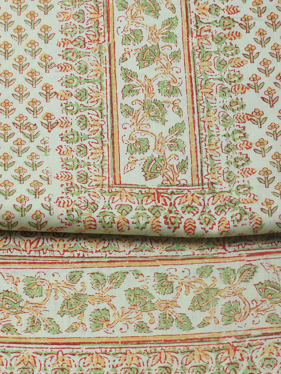 Printed Cotton Blend Unstitched Suit Piece With Dupatta