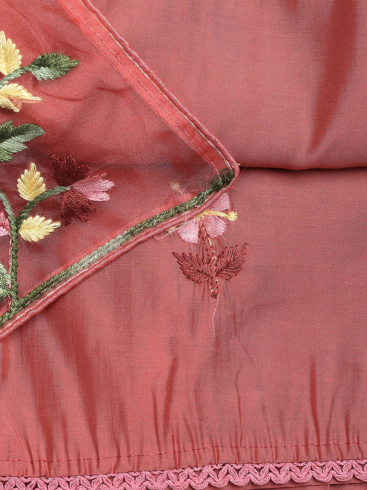 Neck Embroidery Cotton Unstitched Suit With Dupatta