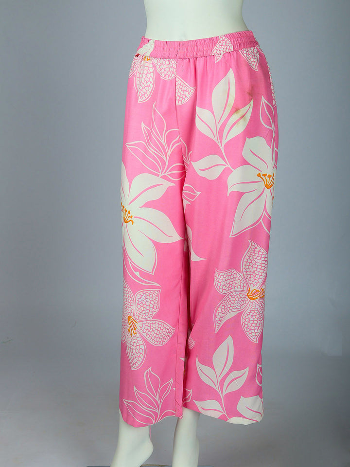 Printed Cotton Blend Kurta With Pant