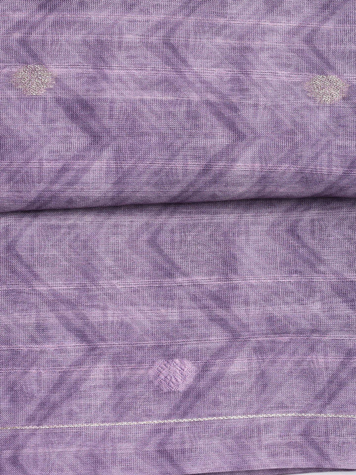 Printed Linen Unstitched Suit Piece With Dupatta