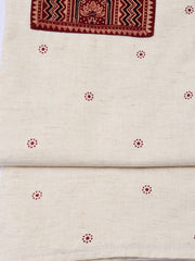 Printed Cotton Blend Unstitched Suit Piece With Dupatta