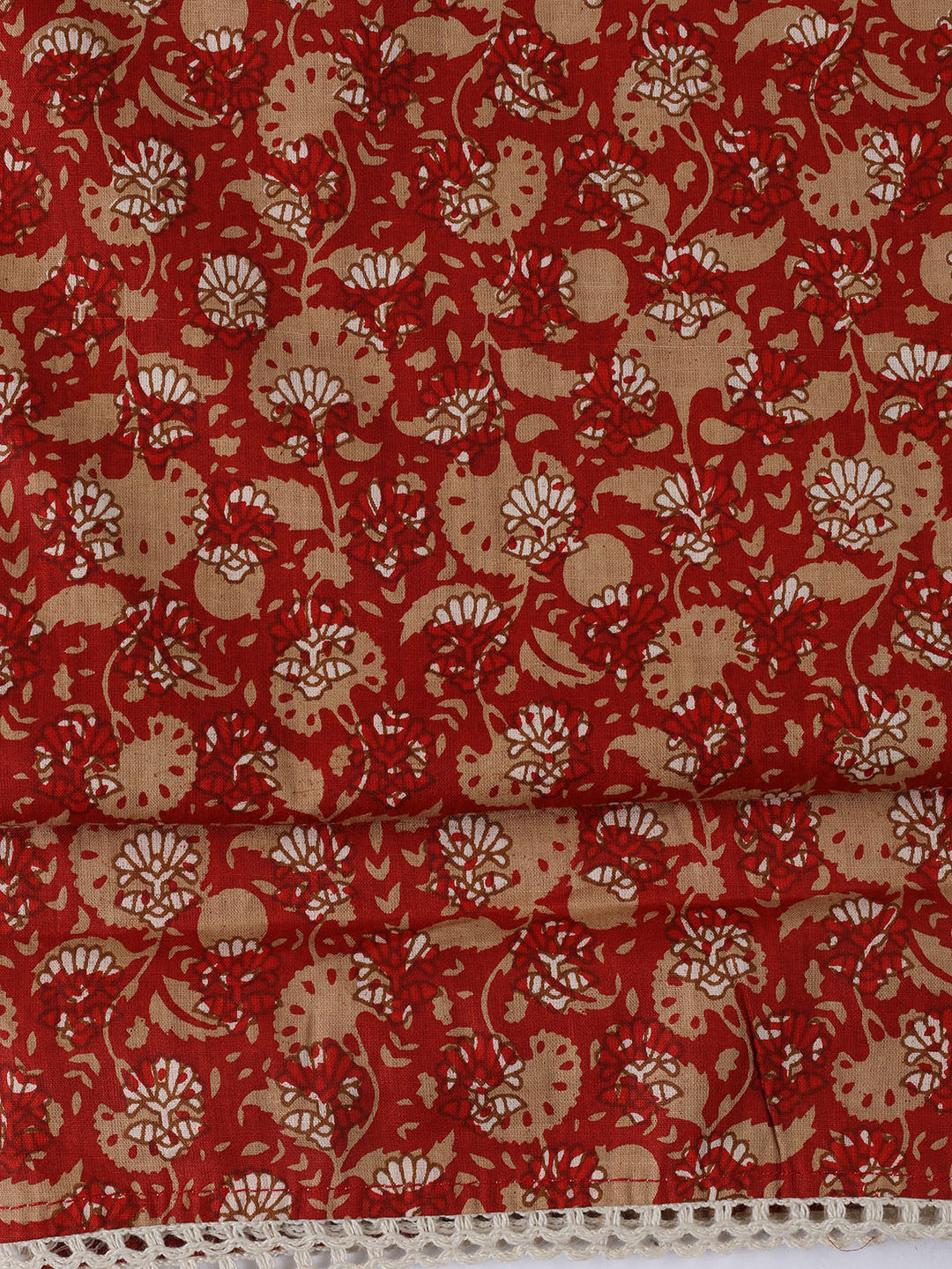 Neck Patti Cotton BlendUnstitched Suit Dupatta