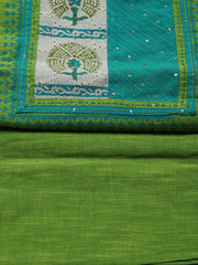 Printed Cotton Blend Unstitched Suit Piece With Dupatta