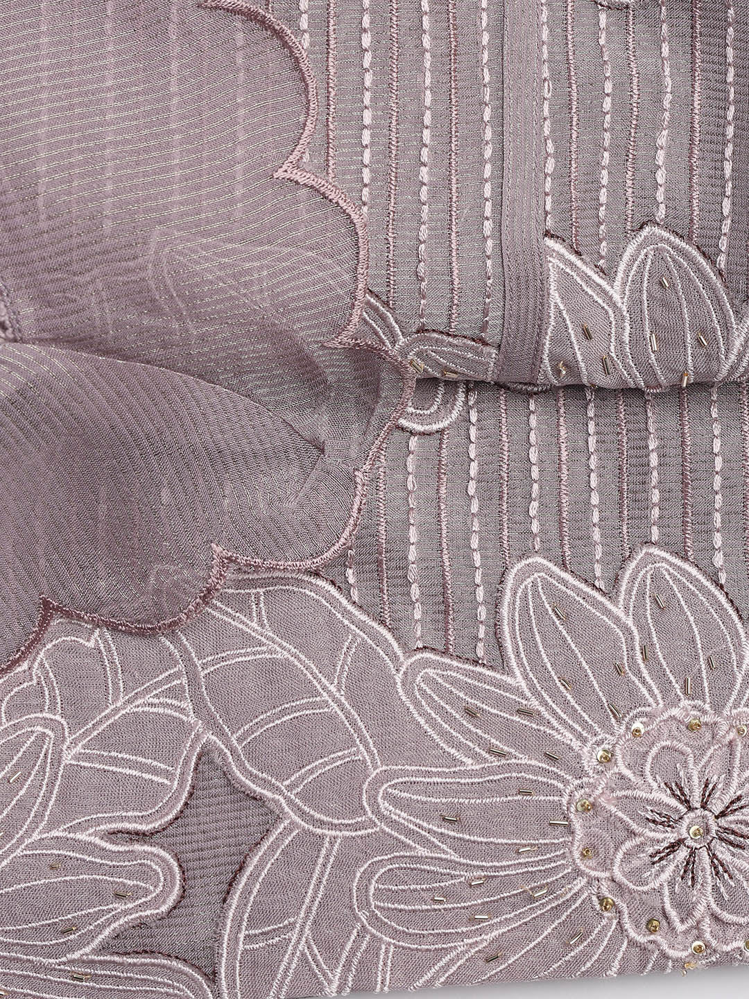 Embroidery Tissue Unstitched Suit With Dupatta