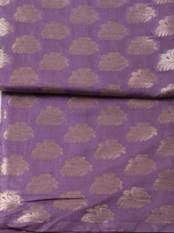 Banarasi Chanderi Unstitched Suit With Dupatta