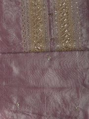 Neck Embroidery Tissue Unstitched Suit With Dupatta