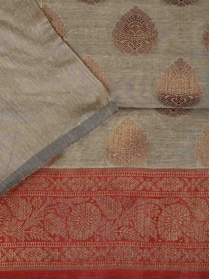 Banarasi Chanderi Unstitched Suit With Dupatta