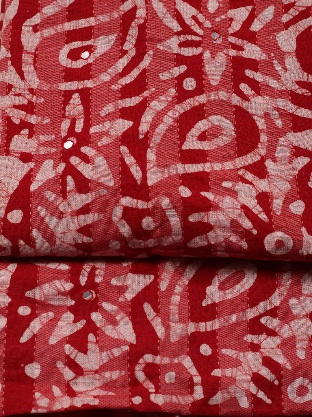 Printed Cotton Blend Unstitched Suit With Dupatta