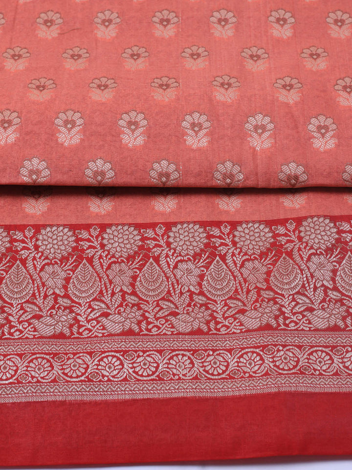 Banarasi Chanderi Unstitched Suit With Dupatta