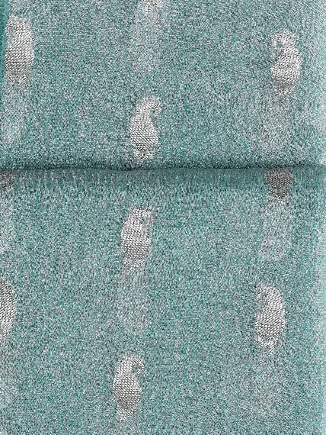 Woven Tissue Unstitched Suit With Dupatta