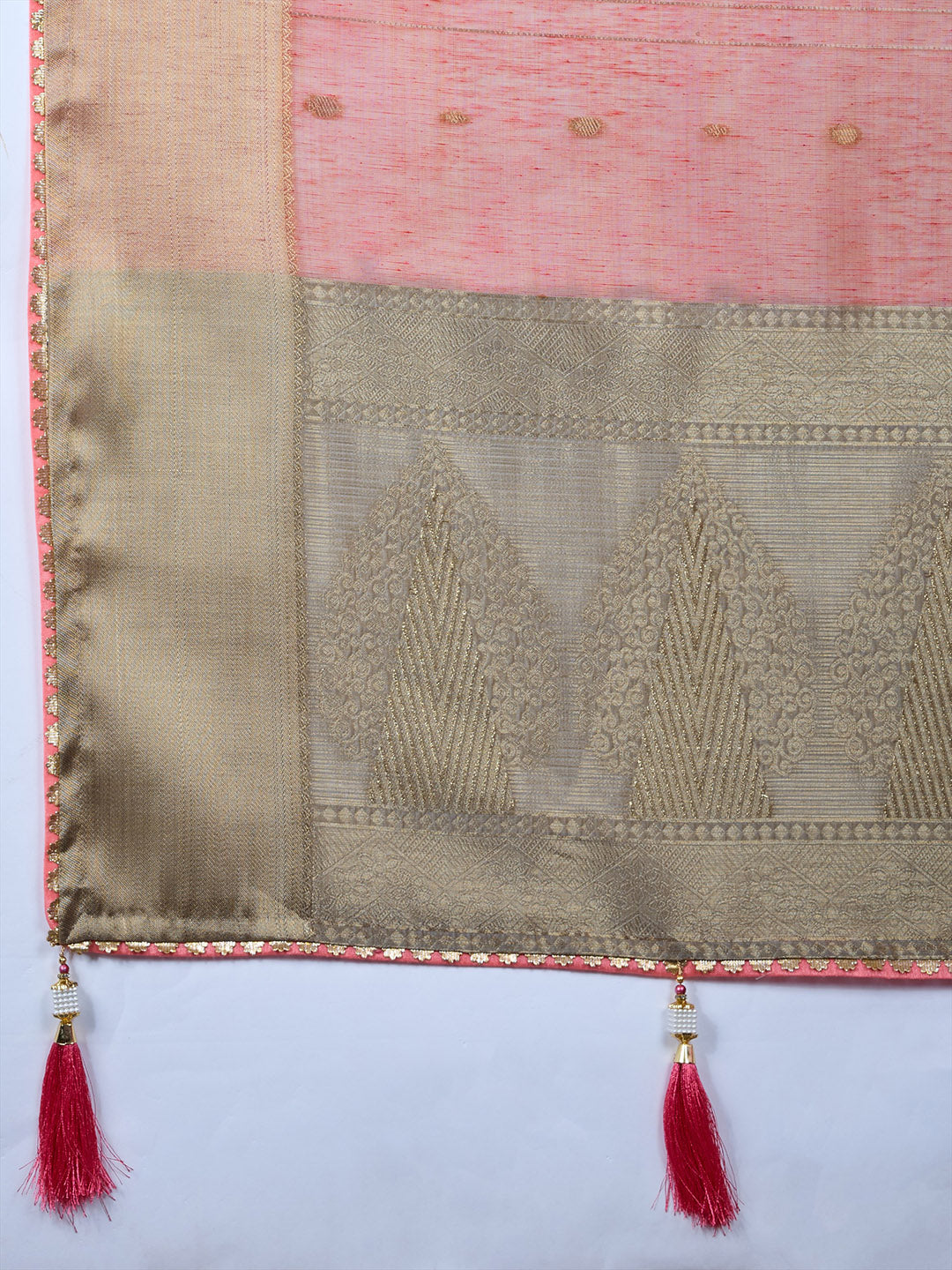 Woven Border Art silk Saree