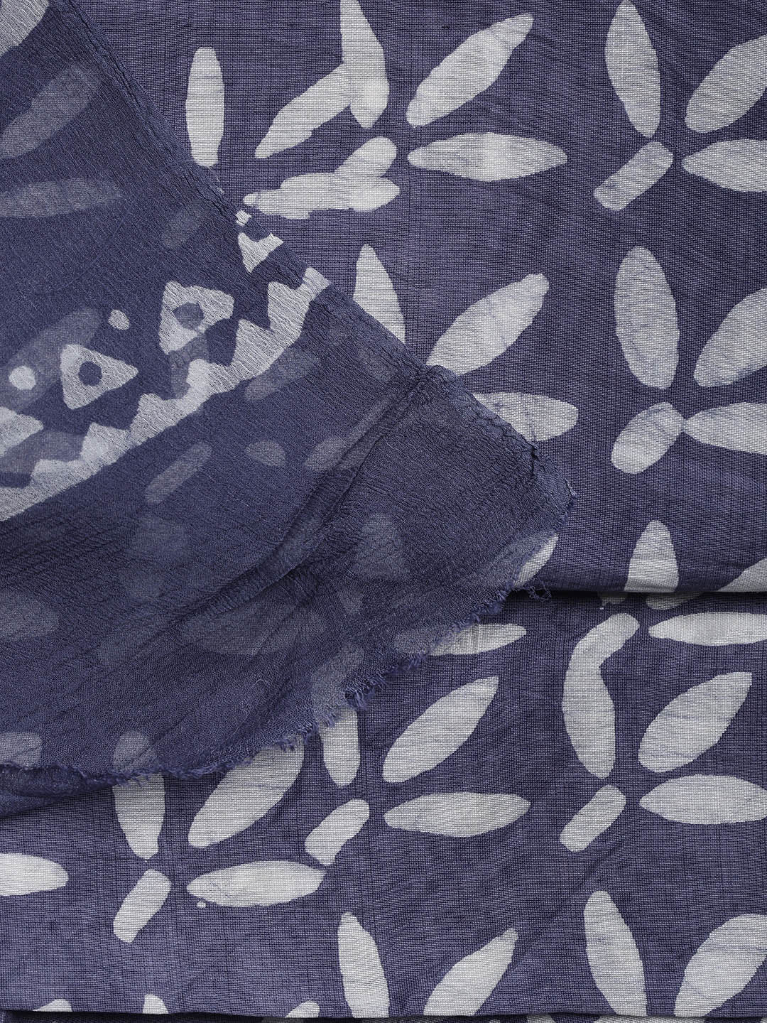 Printed Cotton Blend Unstitched Suit With Dupatta