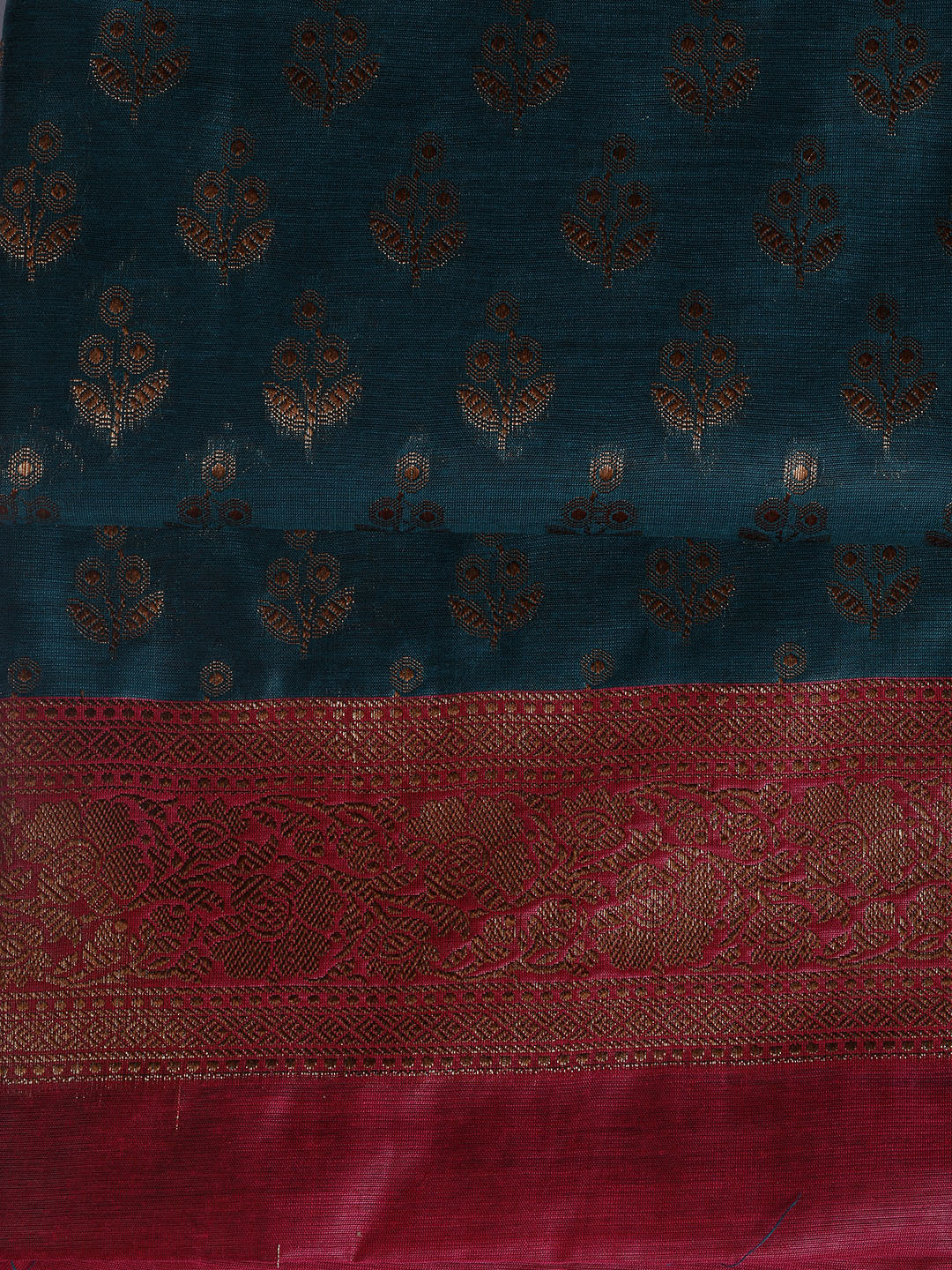Banarasi Chanderi Unstitched Suit With Dupatta