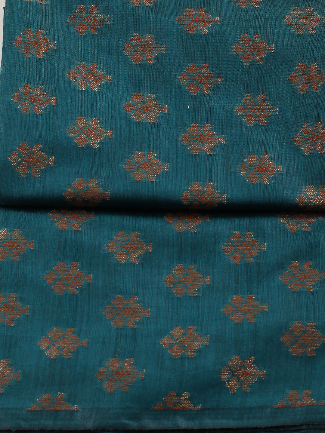 Woven Chanderi Unstitched Suit Piece With Dupatta