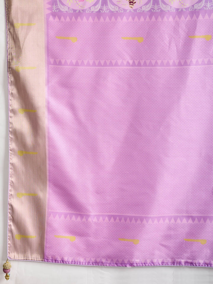 Printed Art Silk Saree