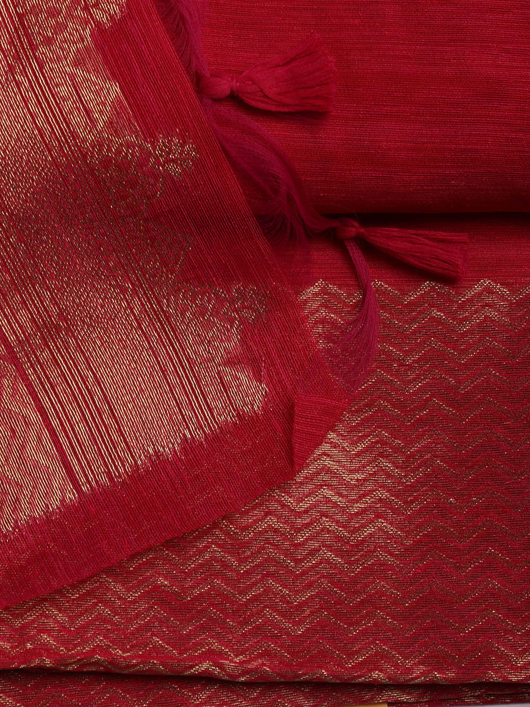 Woven Chanderi Unstitched Suit Piece With Dupatta