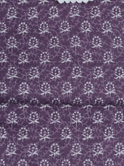 Neck Work Cotton Blend Unstitched Suit With Dupatta